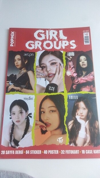 Kpop karma kız grup dergi