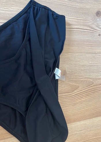 Penti Siyah Drapeli Fit Kadın Bikini Altı