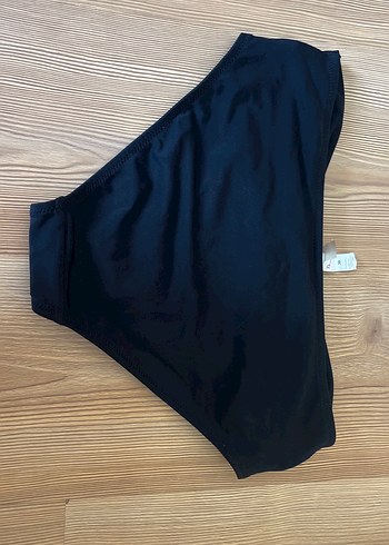 38 Beden siyah Renk Siyah Drapeli Fit Kadın Bikini Altı