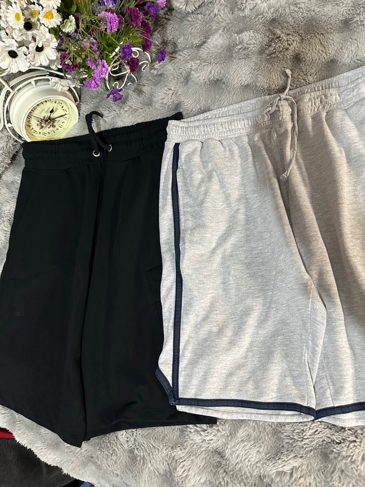 Kızlar için Rahat Kesim Gri ve Siyah Eşofman - Görsel 4