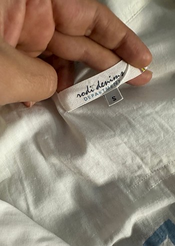 Düğmeli Keten Hamile Gömleği - Görsel 4