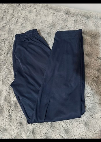 Erkek Mavi Rahat Kesim Eşofman Altı - Görsel 3