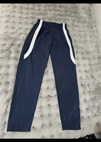 Erkek Mavi Rahat Kesim Eşofman Altı - Görsel 2