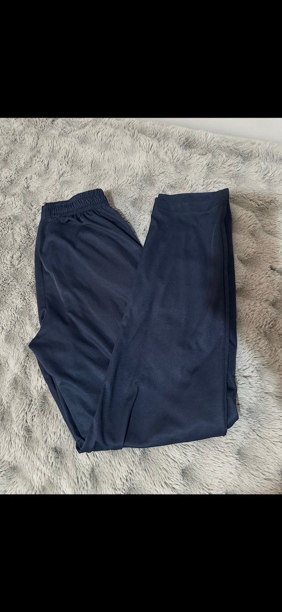 Erkek Mavi Rahat Kesim Eşofman Altı - Görsel 3