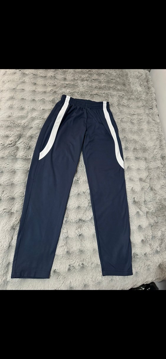 Erkek Mavi Rahat Kesim Eşofman Altı - Görsel 2