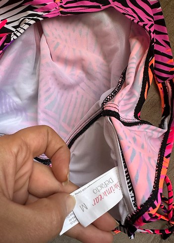 Renkli Fırfırlı Mini Kadın Mayo - Görsel 6