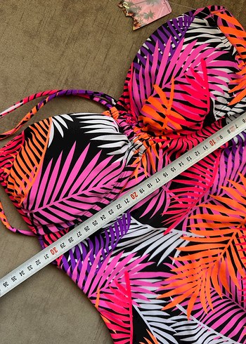 Renkli Fırfırlı Mini Kadın Mayo - Görsel 4