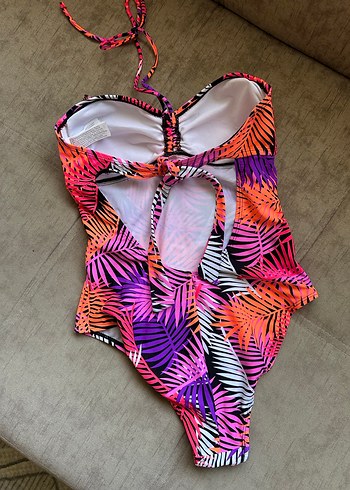 Renkli Fırfırlı Mini Kadın Mayo - Görsel 3