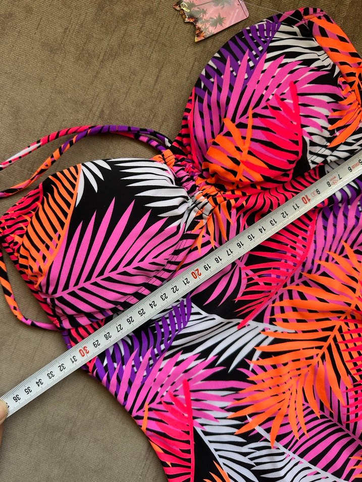 Renkli Fırfırlı Mini Kadın Mayo - Görsel 4