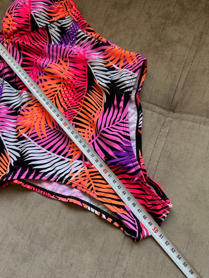 Renkli Fırfırlı Mini Kadın Mayo - Görsel 5