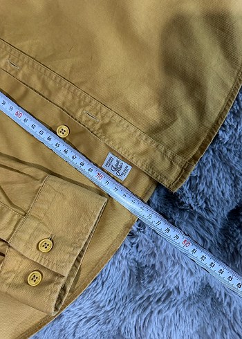 Bej Düğmeli Uzun Kollu Erkek Gömlek - Görsel 5