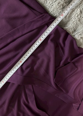 Mor Uzun Kollu Rahat Kadın Sabahlık - Görsel 5