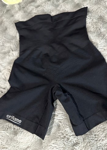 Oriflame Antrasit Mini Hamile Şortu - Görsel 4