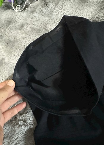 Oriflame Antrasit Mini Hamile Şortu - Görsel 6