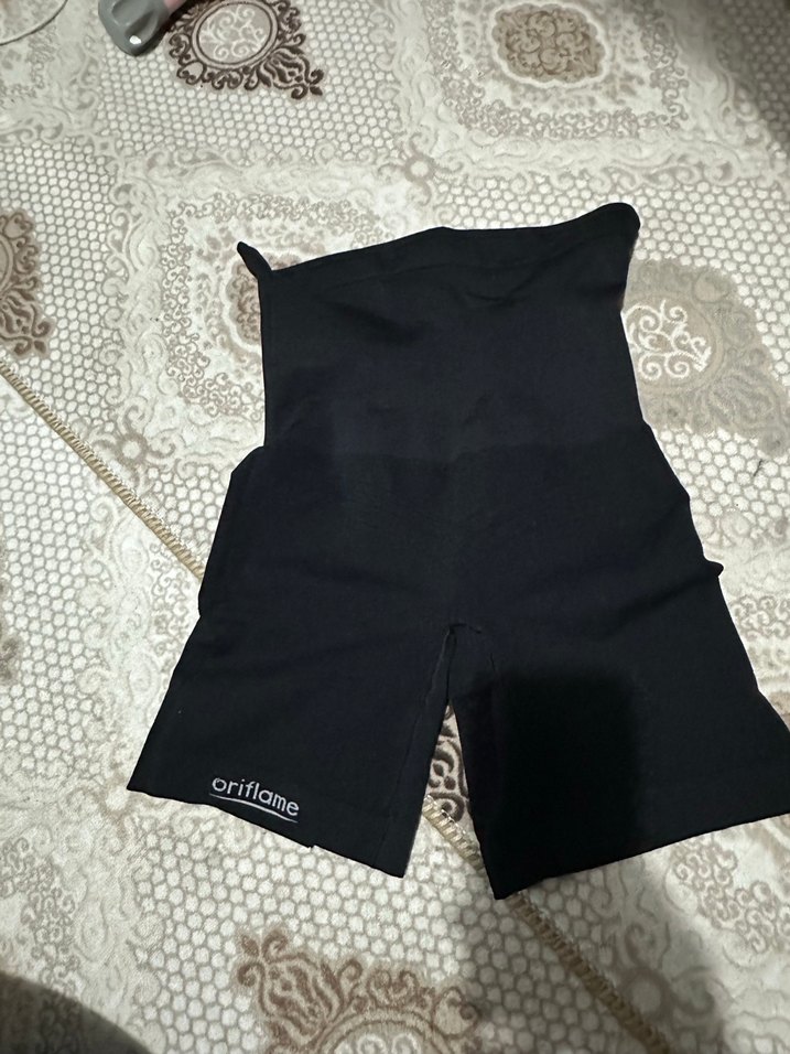 Oriflame Antrasit Mini Hamile Şortu - Görsel 3
