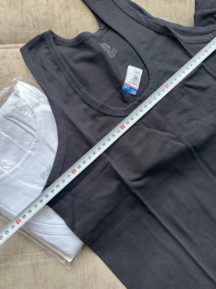 Erkek Siyah Atlet, Desensiz, Kolsuz - Görsel 3