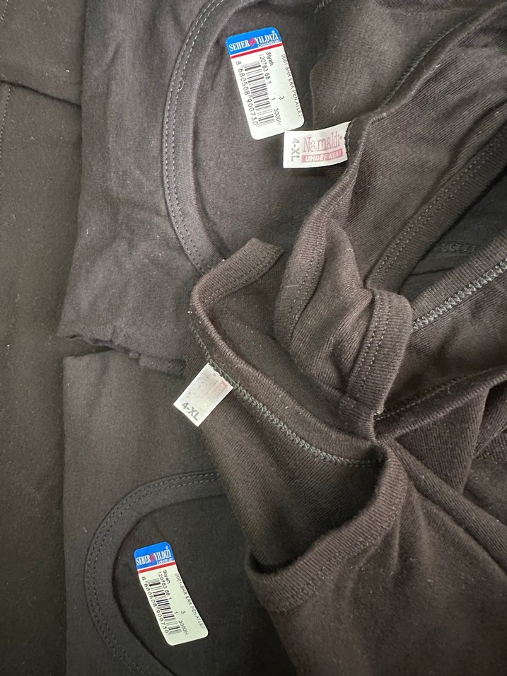 Siyah Erkek Atlet, Rahat Kesim, Mini Boy - Görsel 2