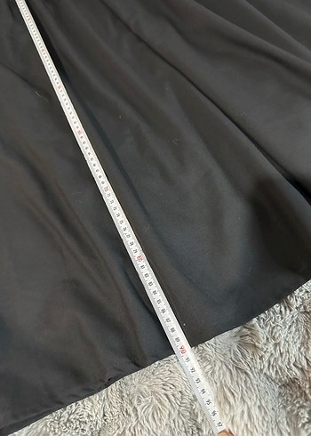 Kadın Gri Uzun Saten Etek - Görsel 8