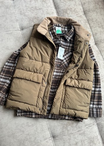 Düğmeli Kahverengi Midi erkek Yelek - Görsel 4