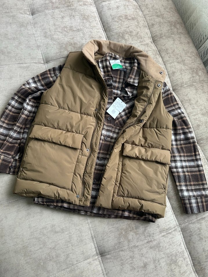 Düğmeli Kahverengi Midi erkek Yelek - Görsel 2