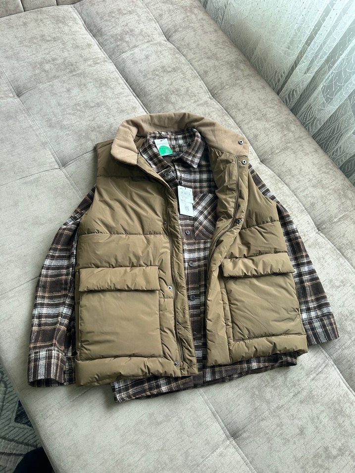 Düğmeli Kahverengi Midi erkek Yelek - Görsel 5