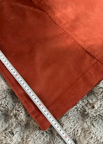 Kahverengi Süet Mini Etek - Görsel 7