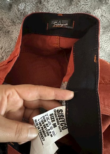 Kahverengi Süet Mini Etek - Görsel 4