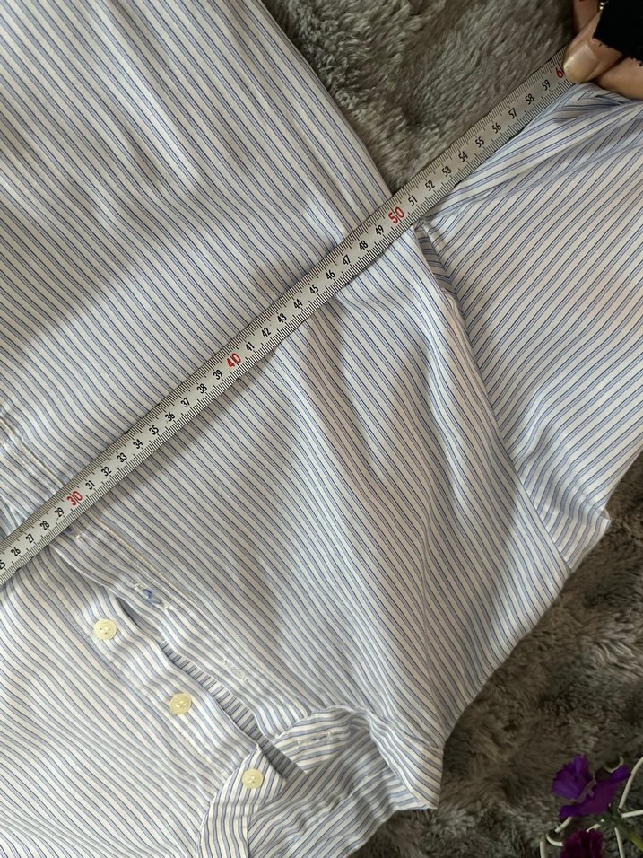 Düğmeli Gri Pamuklu Uzun Kollu Kadın Gömlek - Görsel 4