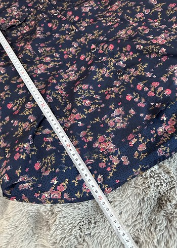 Çiçek Desenli Uzun Kollu Bohem Gömlek - Görsel 5