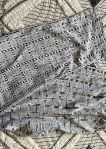 LC Waikiki Gri pijama Pilili Rahat Kesim