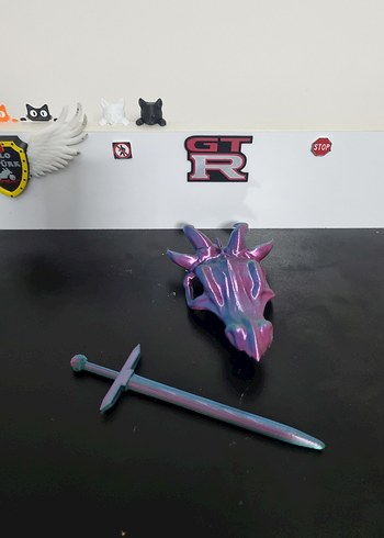 Ejderyalı kılıç pinli saç tokası - Görsel 2