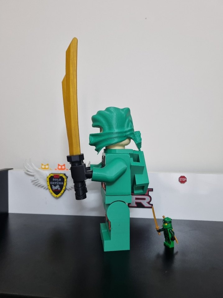 Gocaman Yeşil Ninja Lego Figürü - Görsel 2