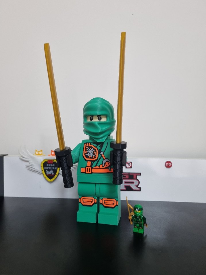 Gocaman Yeşil Ninja Lego Figürü - Görsel 4