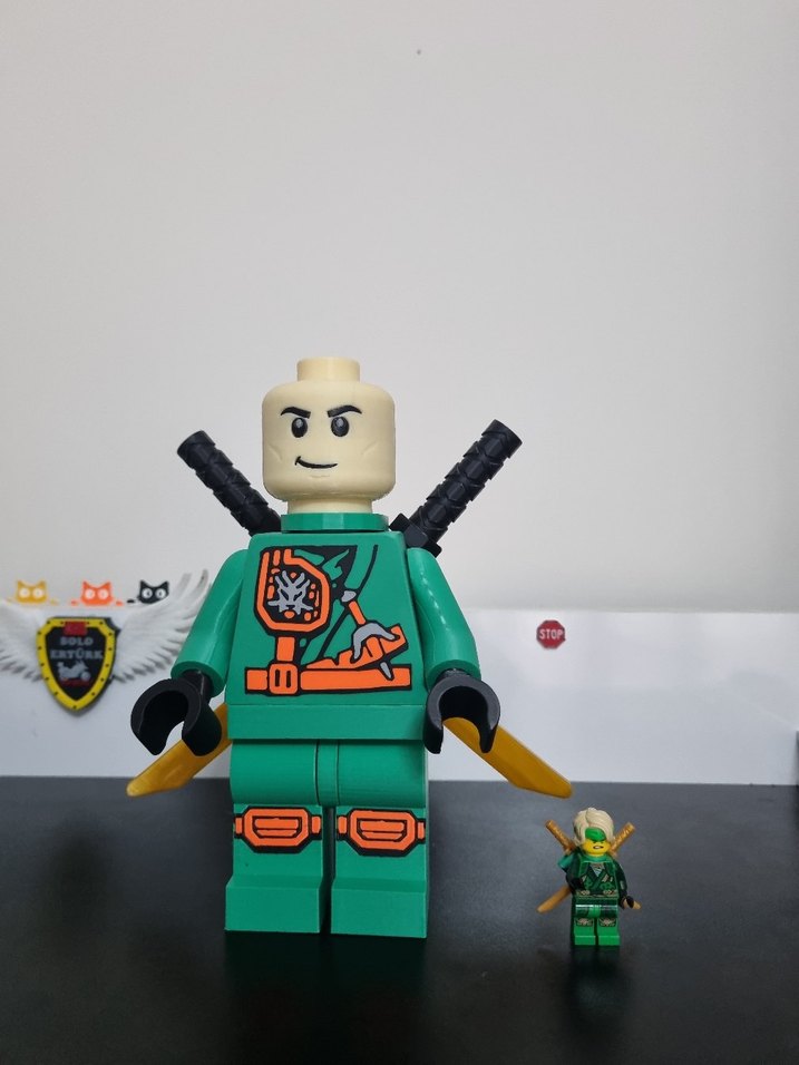 Gocaman Yeşil Ninja Lego Figürü - Görsel 5