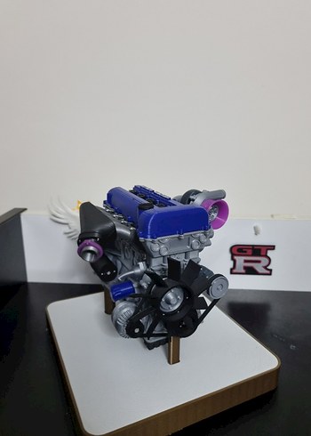 Hediyelik Nissan S13 Araba Motoru Modeli - Görsel 5