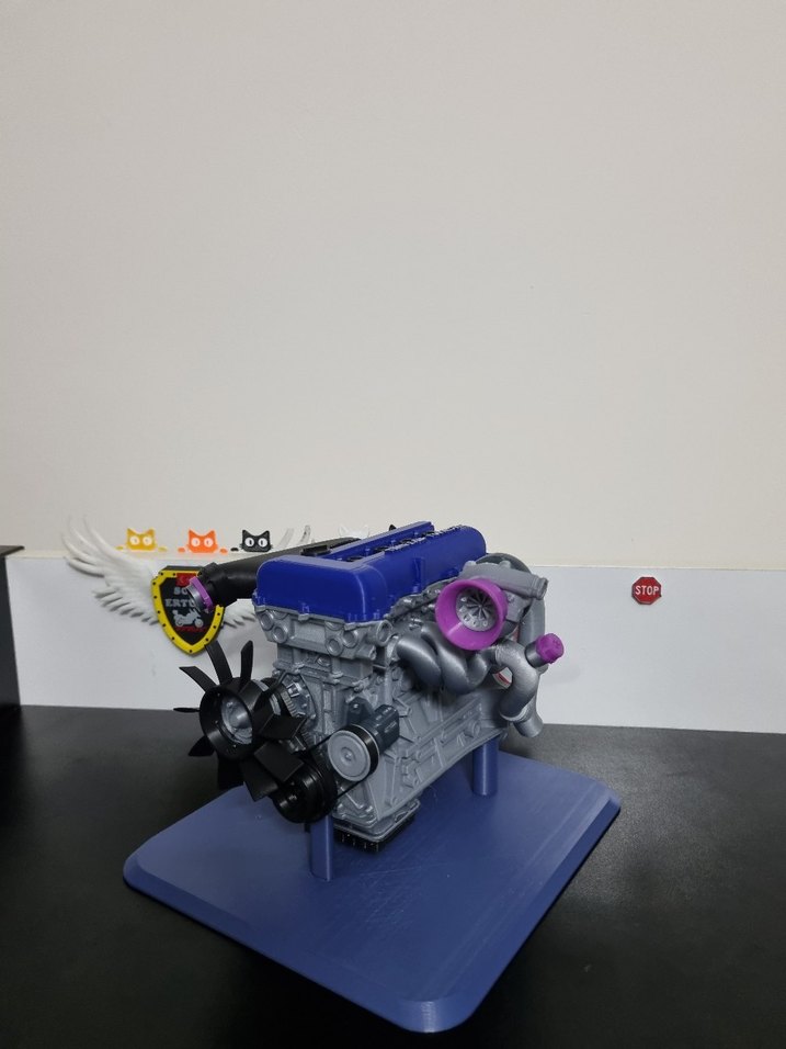 Hediyelik Nissan S13 Araba Motoru Modeli - Görsel 4