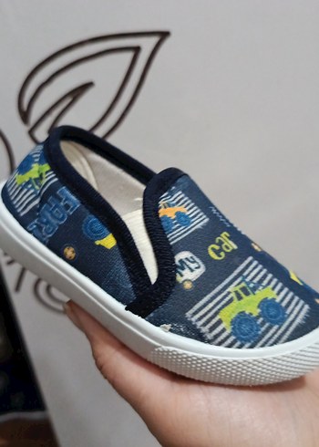 Renkli Baskılı Erkek Çocuk Kaydırmaz Ayakkabı - Görsel 2