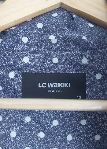 Noktalı Desenli Midi Kadın Yağmurluk 2-3 kere giyilmiştir - Görsel 2