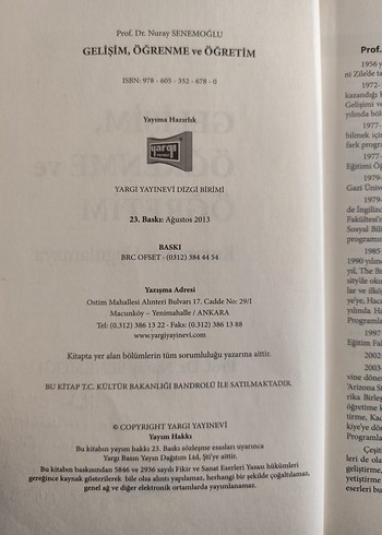 Gelişim Öğrenme ve Öğretim-Nuray Senemoğlu - Görsel 2