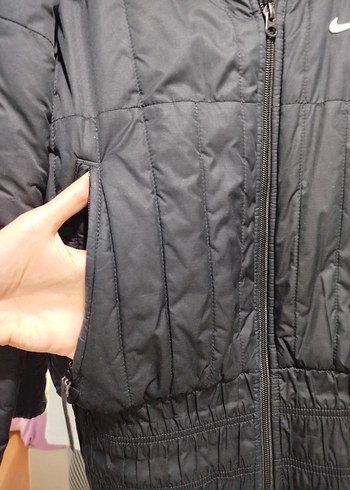 Siyah Fermuarlı Kadın Kışlık Mont - Görsel 6