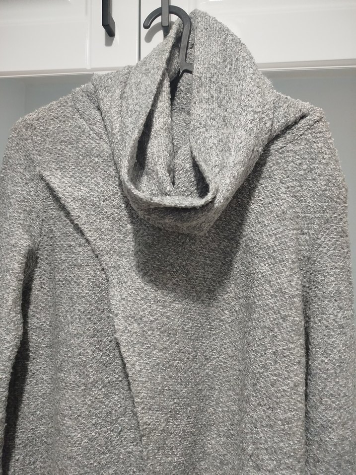 Gri Triko Yüksek Yakalı - Görsel 5