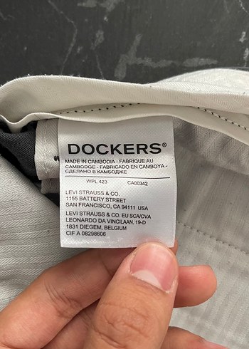 Dockers Acik Gri Pantolon