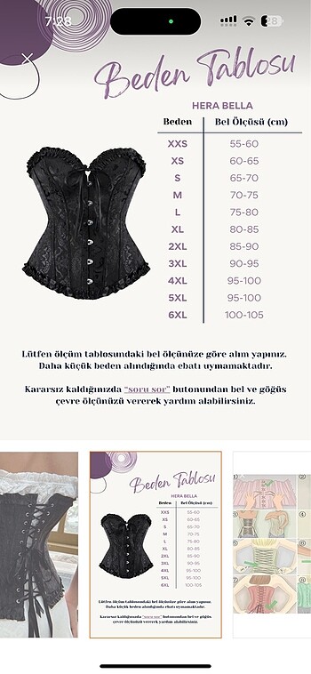 s Beden siyah Renk Siyah gotik corset