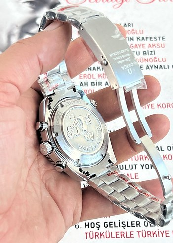 Omega Beyaz Klasik Omega Erkek Kol Saati