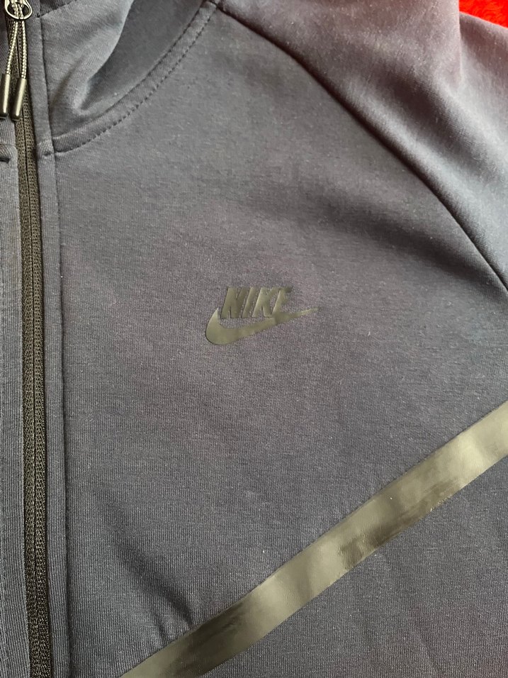 Nike Tech Fleece lacivert hoodie(ceket) 25.th - Görsel 2