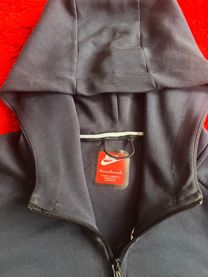 Nike Tech Fleece lacivert hoodie(ceket) 25.th - Görsel 4