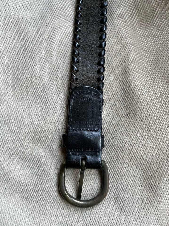 Siyah Deri Kadın Kemer - Görsel 3