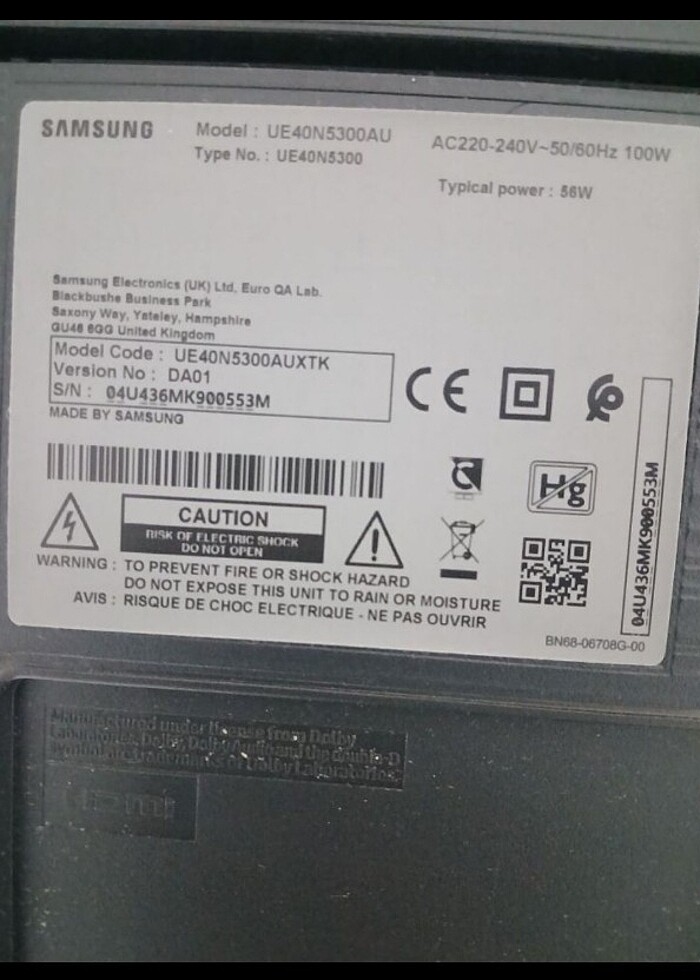 samsung TV 109 cm - Görsel 2