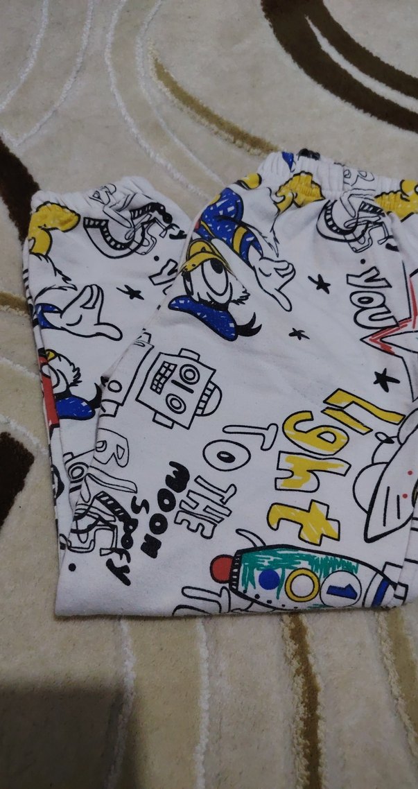 Örümcek Adam Baskılı Gri Çocuk Pijama Altı - Görsel 2