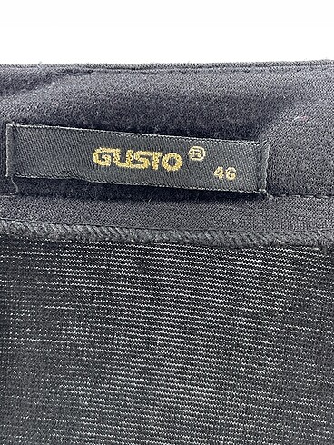 46 Beden siyah Renk Gusto Kısa Elbise %70 İndirimli.